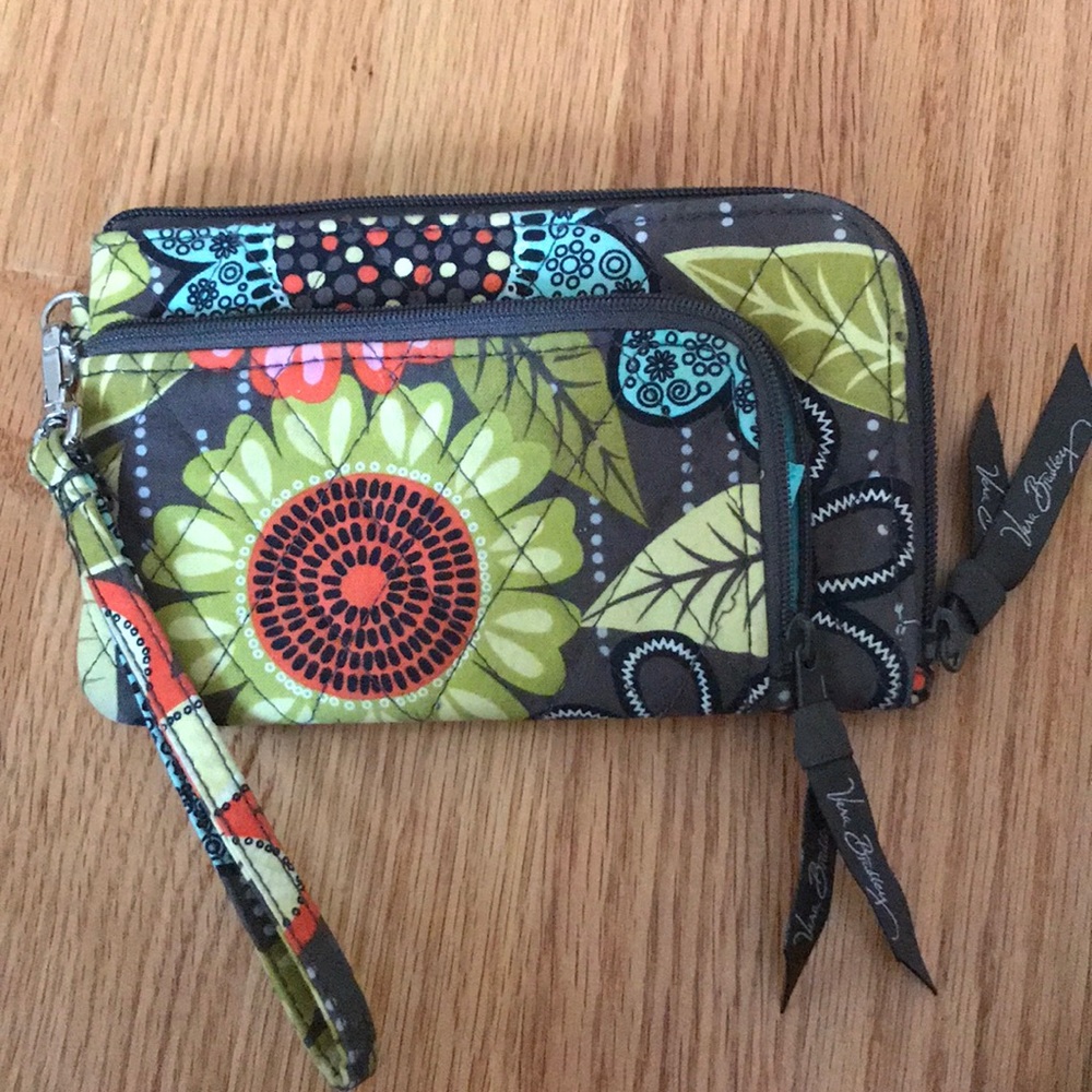 Vera Bradley Floral Wristlet